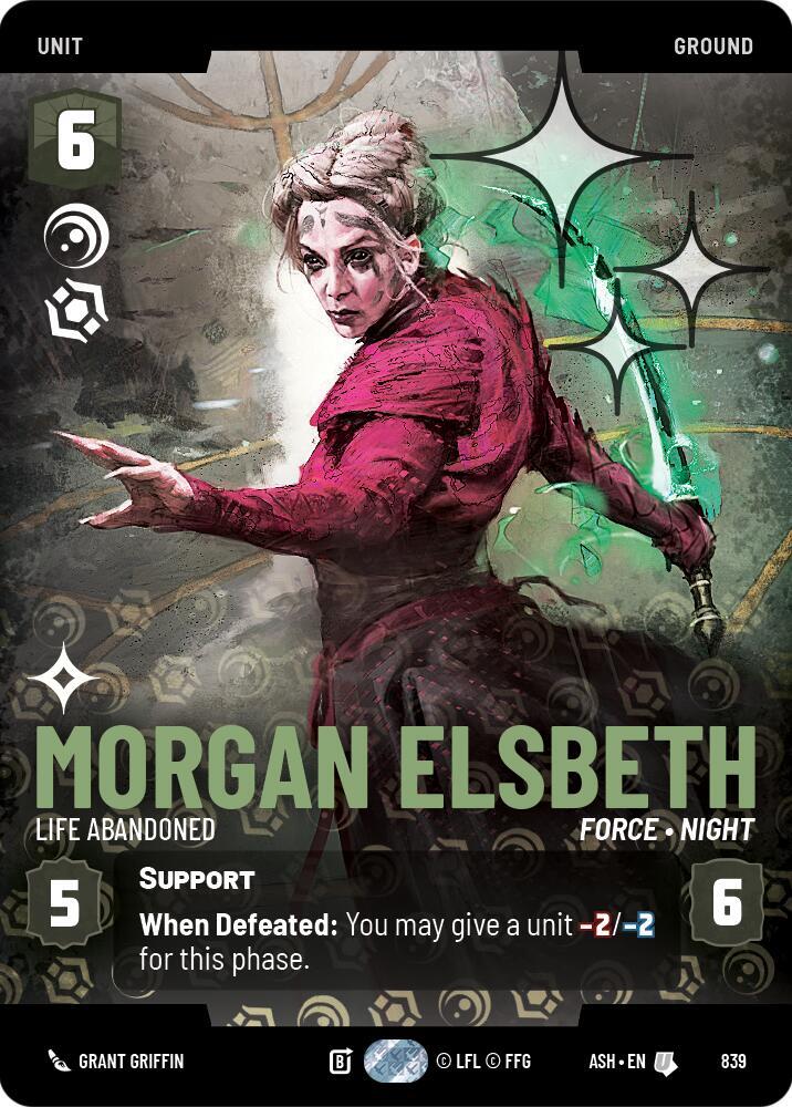 Morgan Elsbeth - Life Abandoned (Prestige Foil) (839) [Ashes of the Empire]