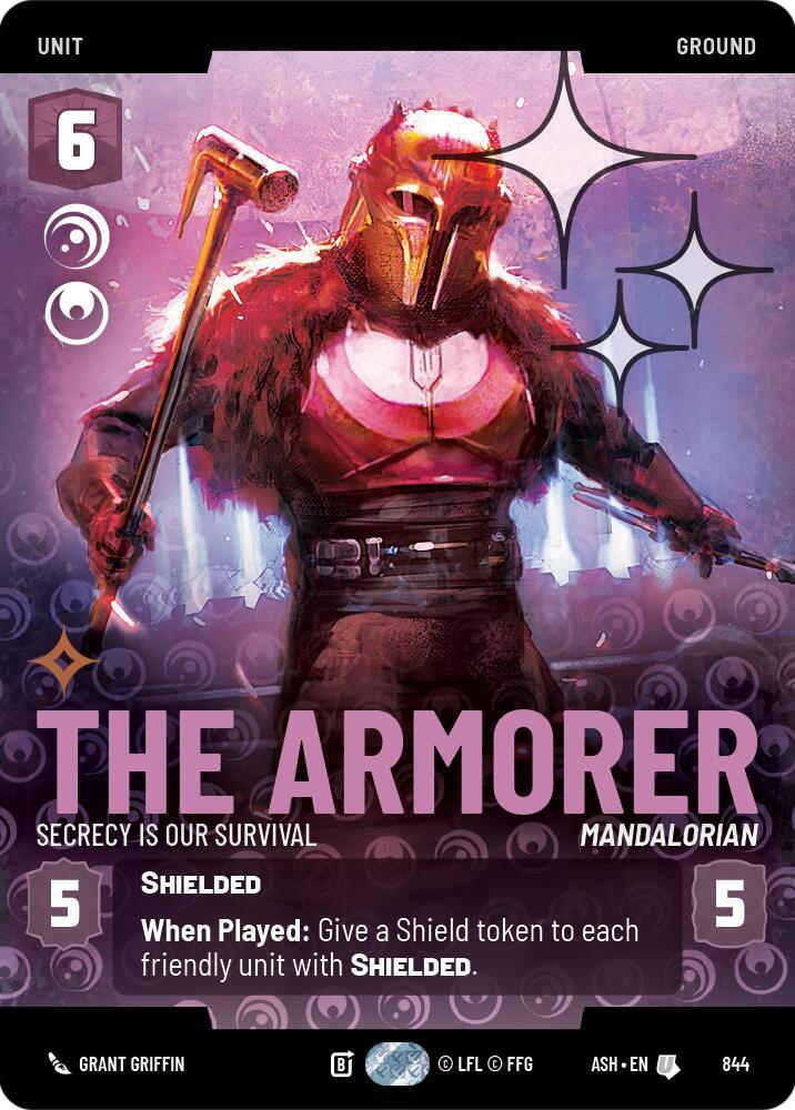 The Armorer - Secrecy is Our Survival (Prestige Foil) (844) [Ashes of the Empire]