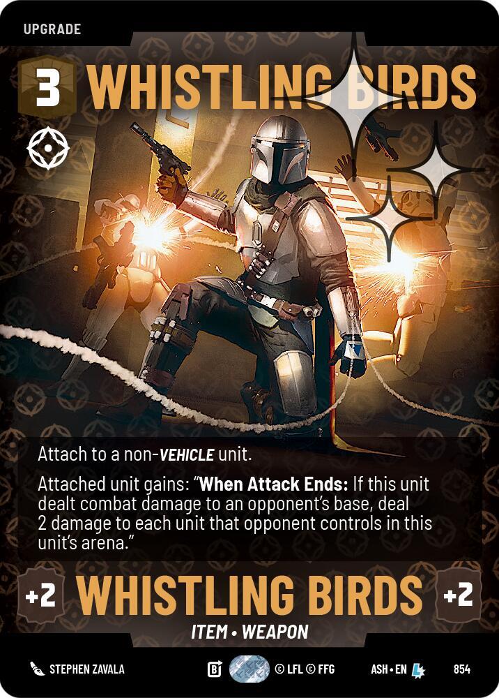 Whistling Birds (Prestige Foil) (854) [Ashes of the Empire]