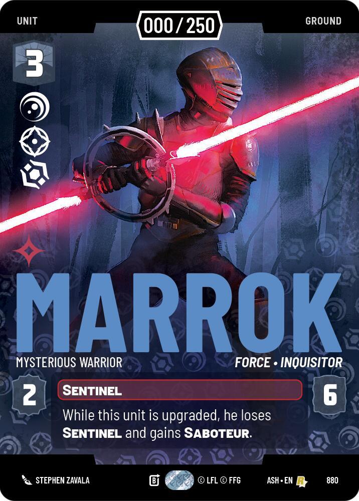Marrok - Mysterious Warrior (Serialized) (880) [Ashes of the Empire]