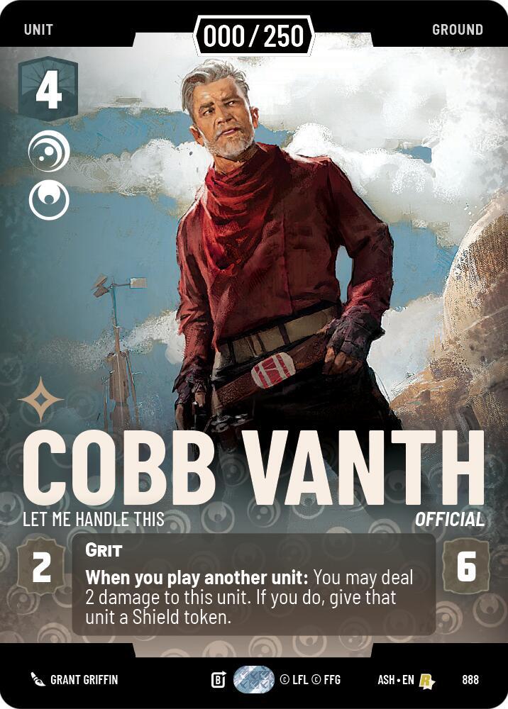 Cobb Vanth - Let Me Handle This (Serialized) (888) [Ashes of the Empire]