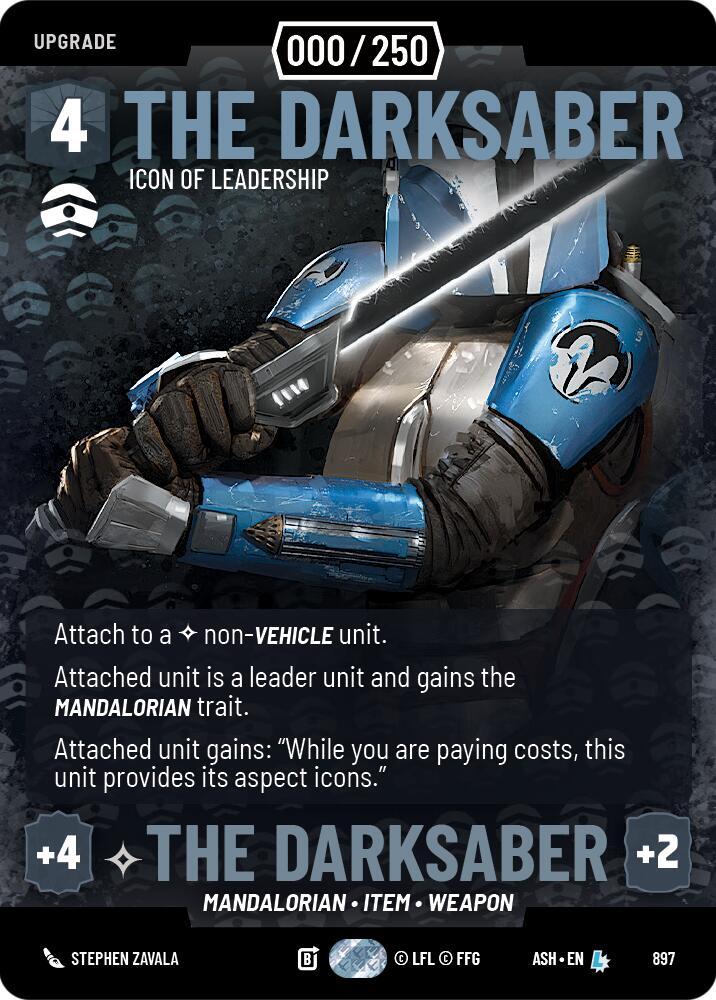 The Darksaber - Icon of Leadership (Serialized) (897) [Ashes of the Empire]
