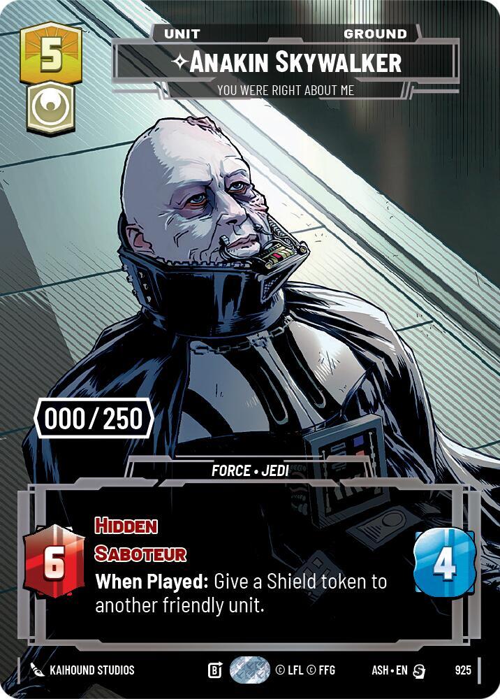 Anakin Skywalker - You Were Right About Me (Serialized) (925) [Ashes of the Empire]