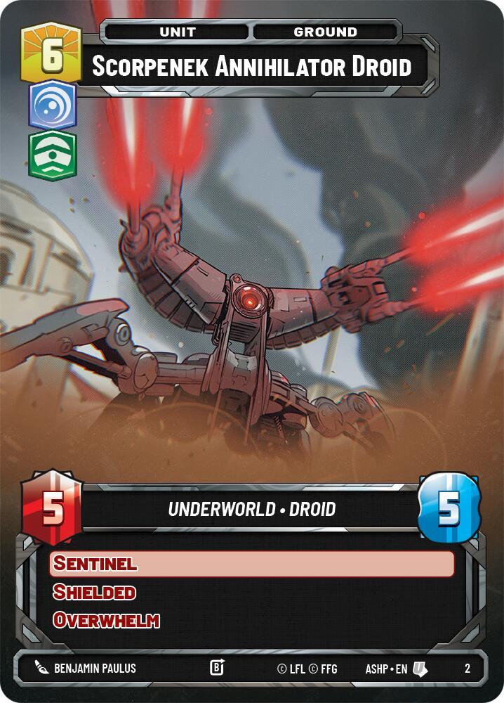 Scorpenek Annihilator Droid (2) [Ashes of the Empire - Weekly Play Promos]