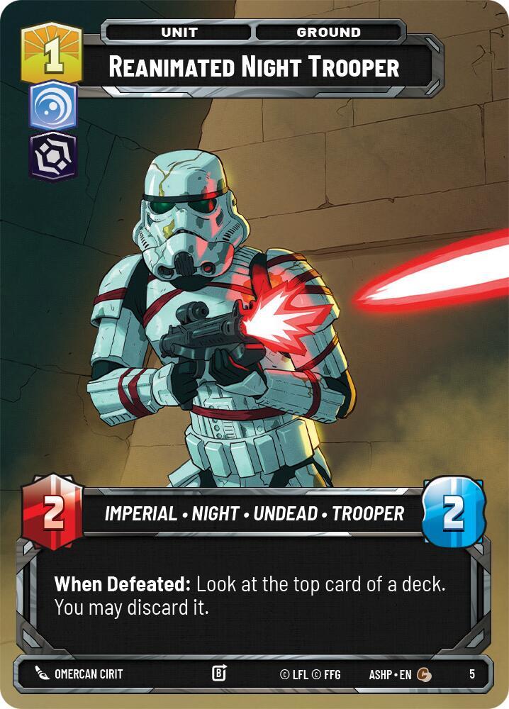 Reanimated Night Trooper (5) [Ashes of the Empire - Weekly Play Promos]