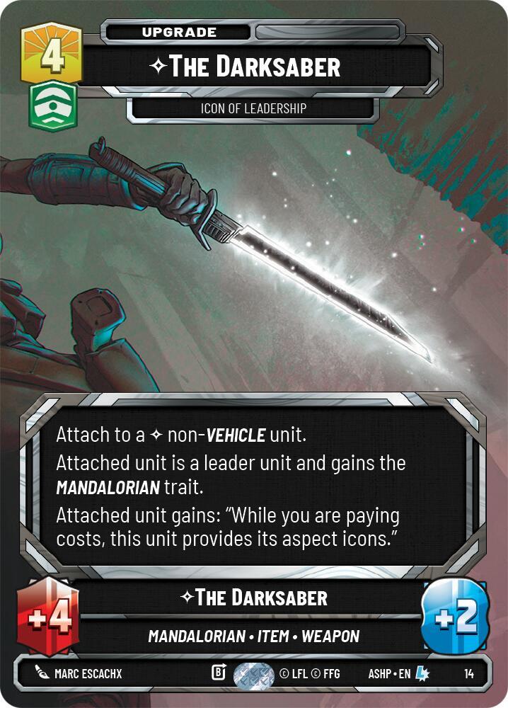 The Darksaber - Icon of Leadership (14) [Ashes of the Empire - Weekly Play Promos]