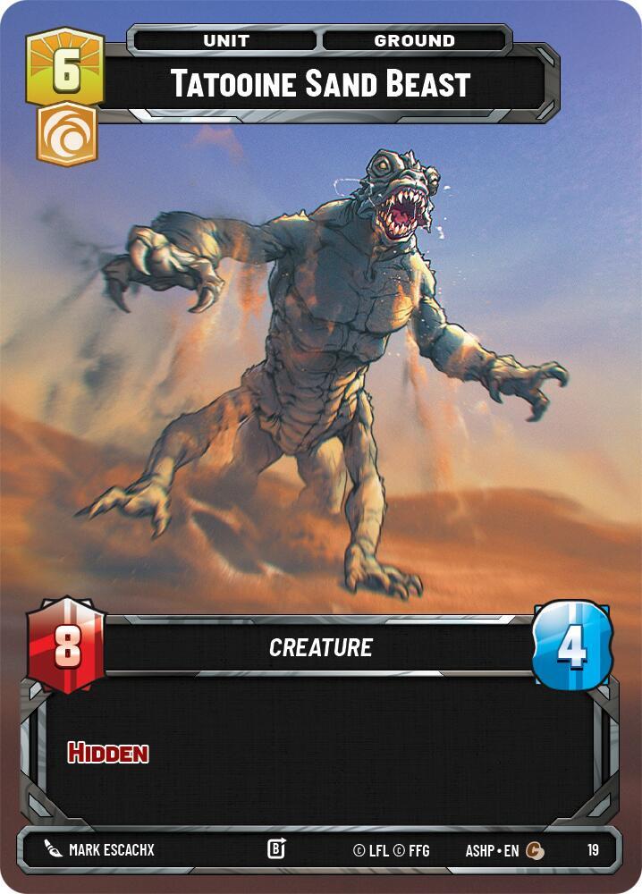 Tatooine Sand Beast (19) [Ashes of the Empire - Weekly Play Promos]