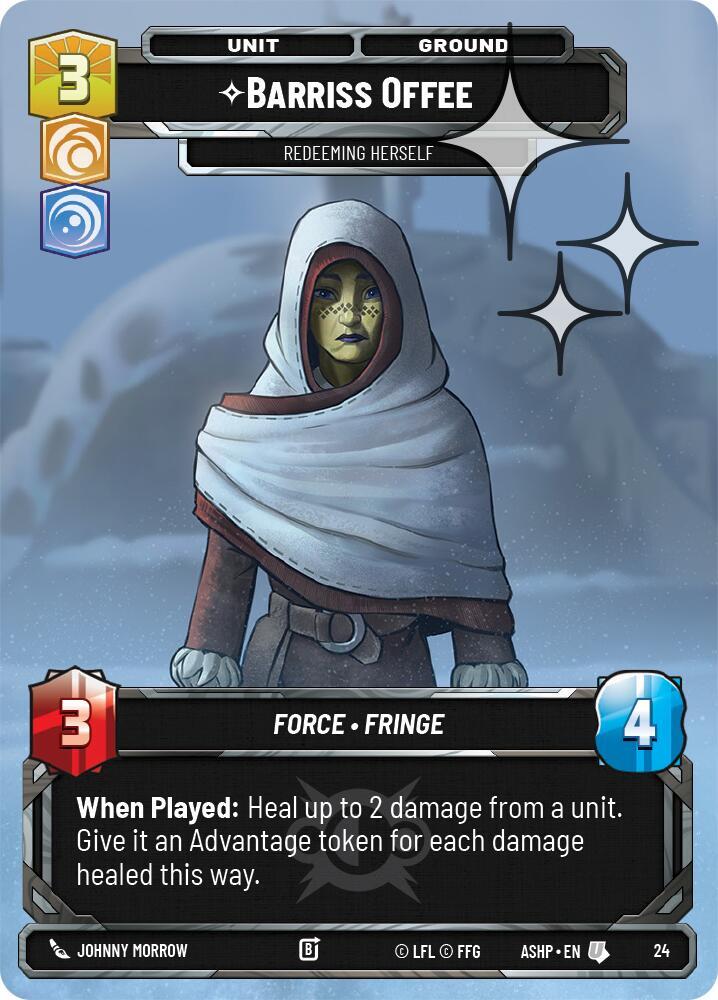 Barriss Offee (Foil) (24) [Ashes of the Empire - Weekly Play Promos]