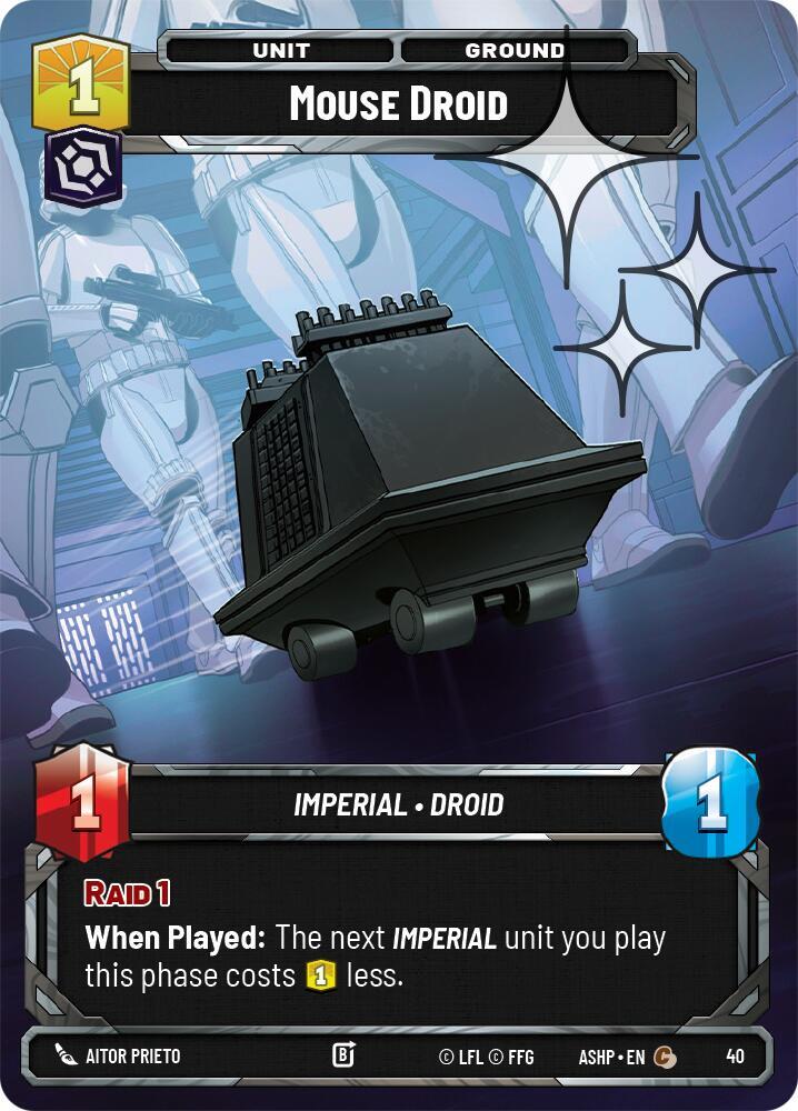 Mouse Droid (Foil) (40) [Ashes of the Empire - Weekly Play Promos]