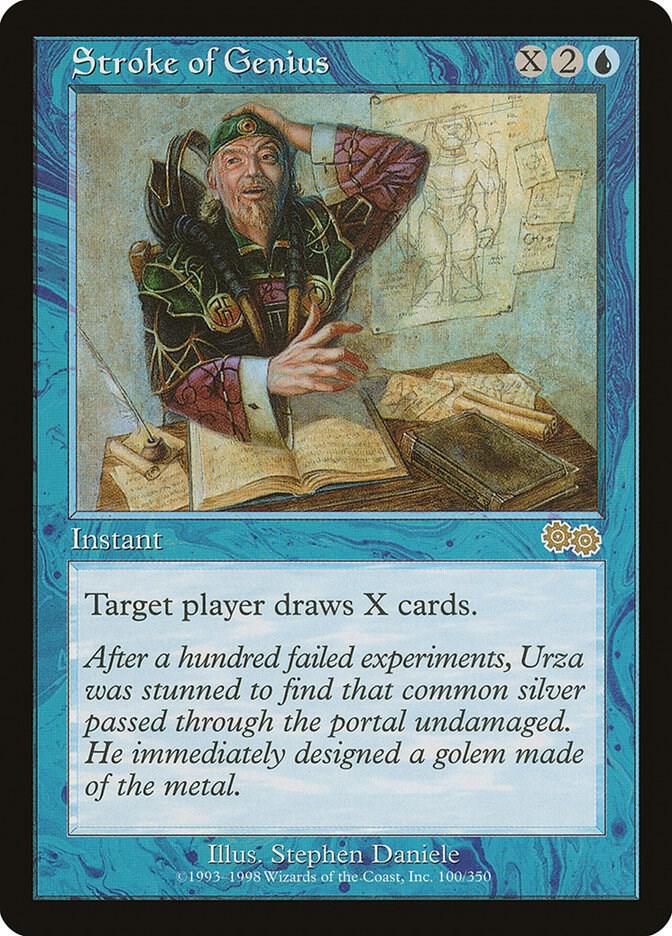 Stroke of Genius (100) [Urza's Saga]