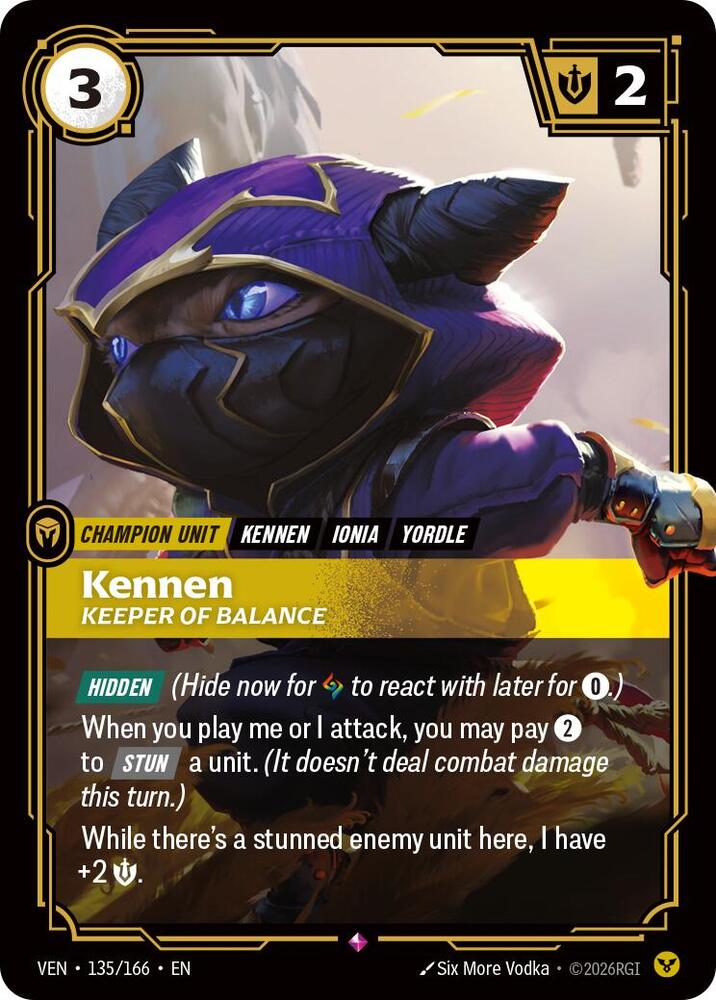 Kennen, Keeper of Balance (135/166) [Vendetta]