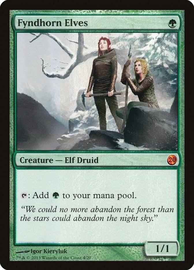 Fyndhorn Elves (4) [From the Vault: Twenty]