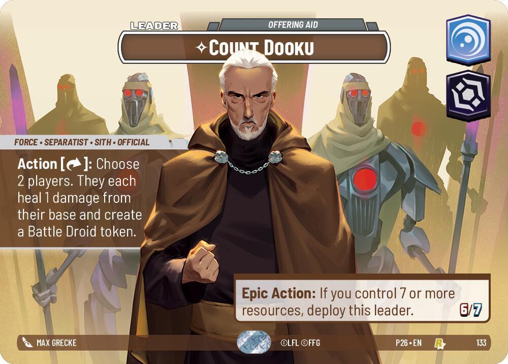 Count Dooku - Offering Aid (133) [Galactic Championship 2026]