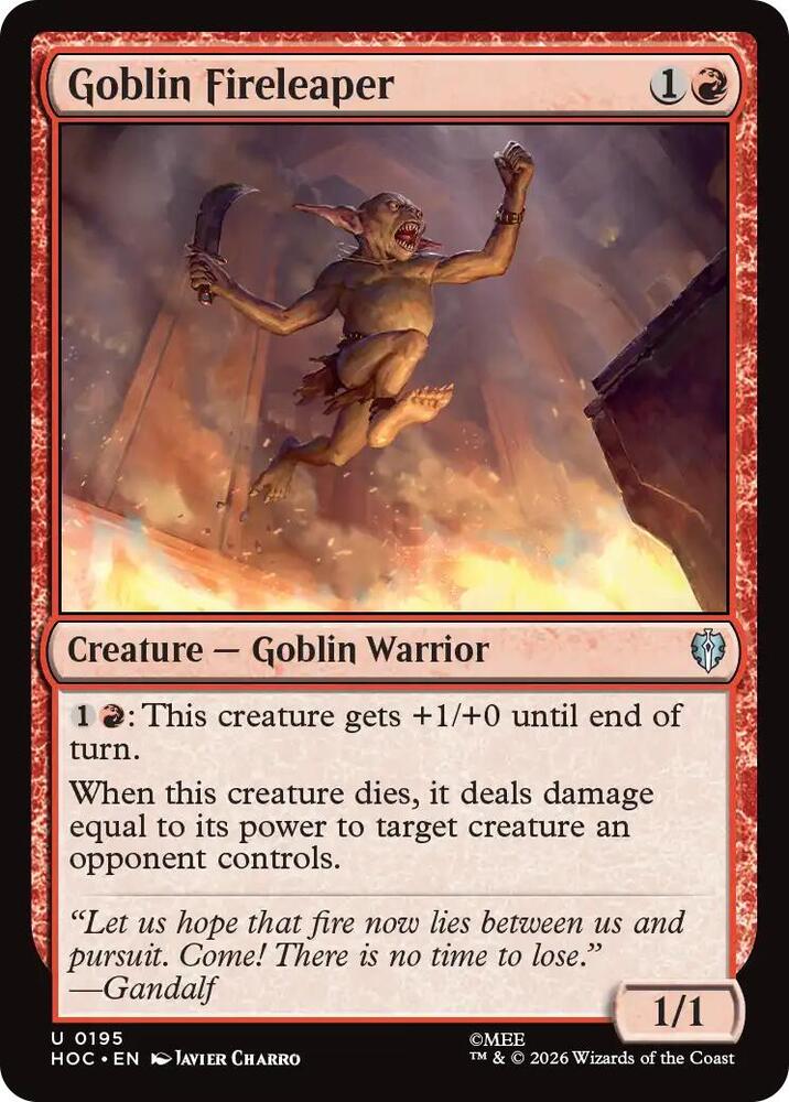 Goblin Fireleaper (195) [The Hobbit: Eternal-Legal]