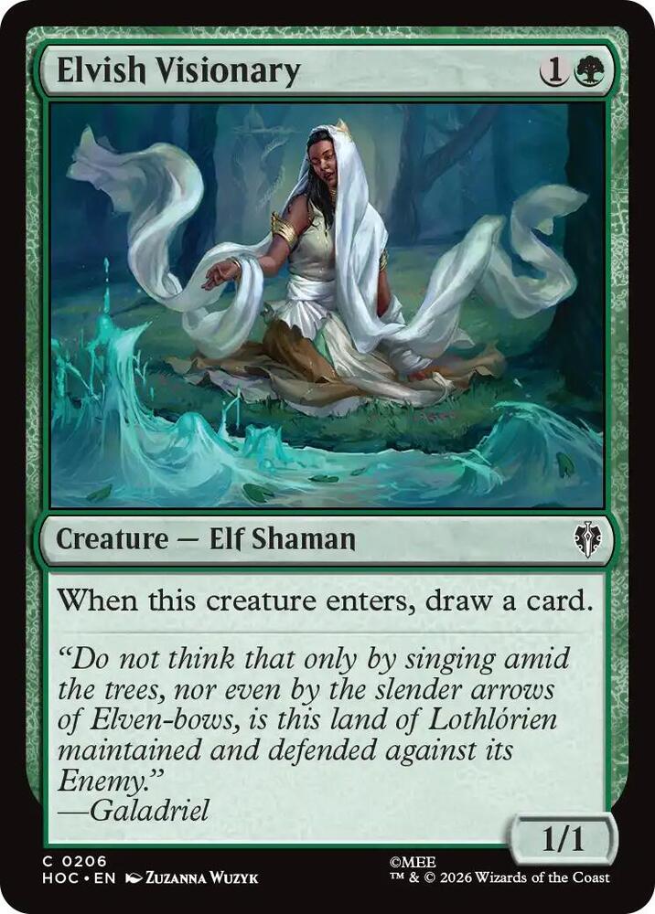 Elvish Visionary (206) [The Hobbit: Eternal-Legal]