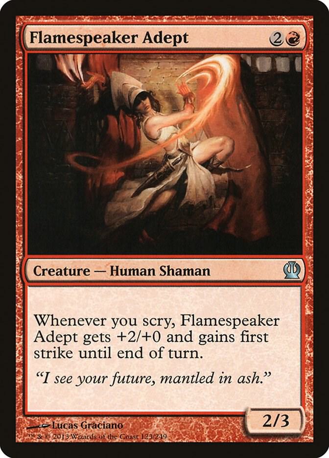 Flamespeaker Adept (123) [Theros]