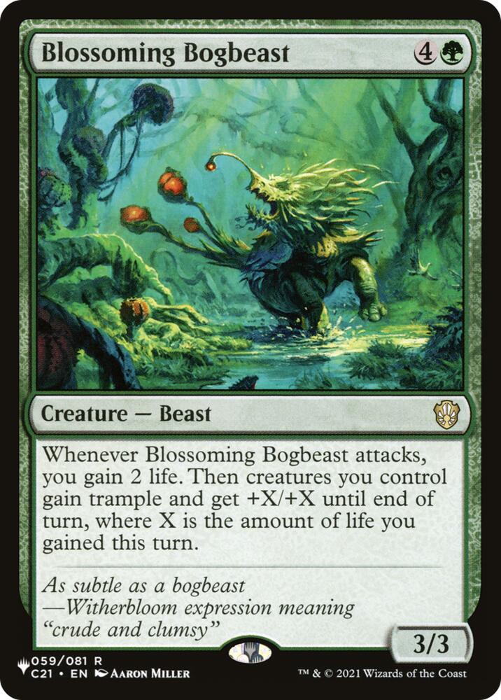 Blossoming Bogbeast (59) [The List]