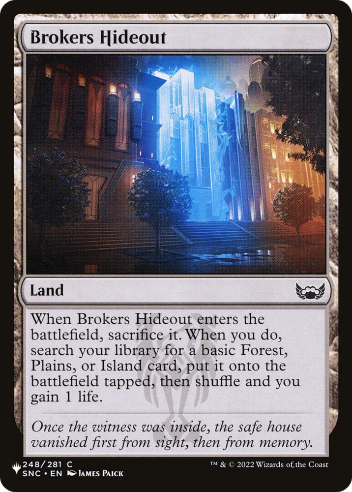 Brokers Hideout (248) [The List]