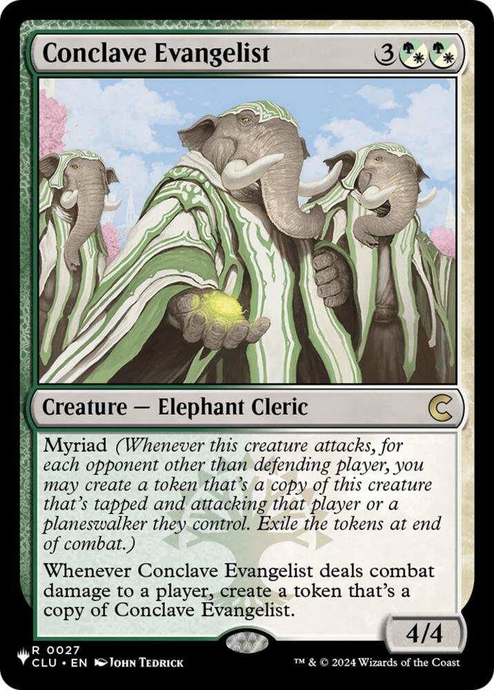 Conclave Evangelist (27) [The List]