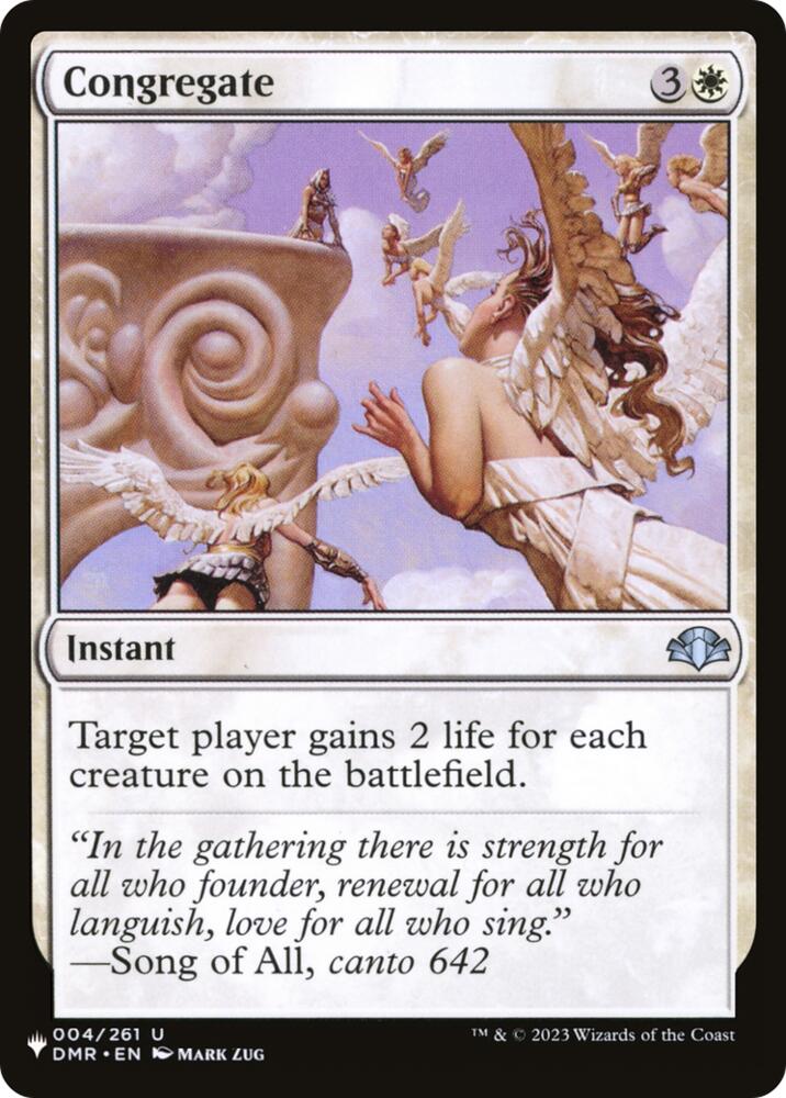 Congregate (DMR) (4) [The List]