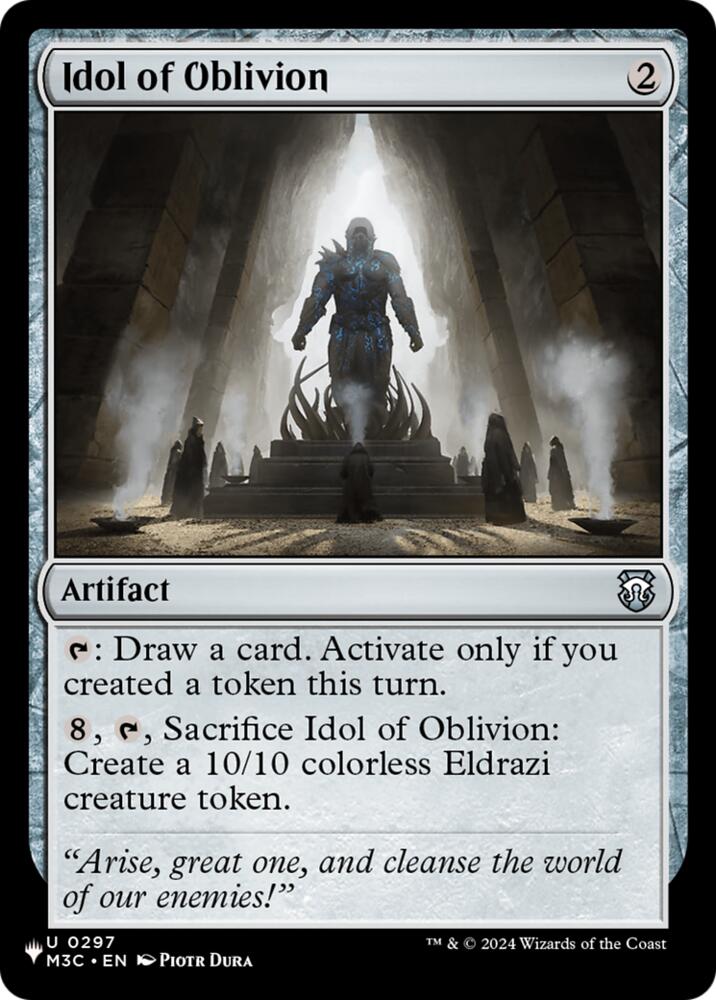 Idol of Oblivion (M3C) (297) [The List]
