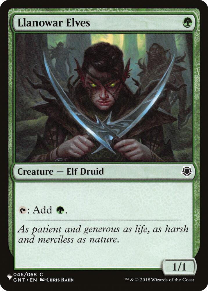 Llanowar Elves (GNT) (46) [The List]