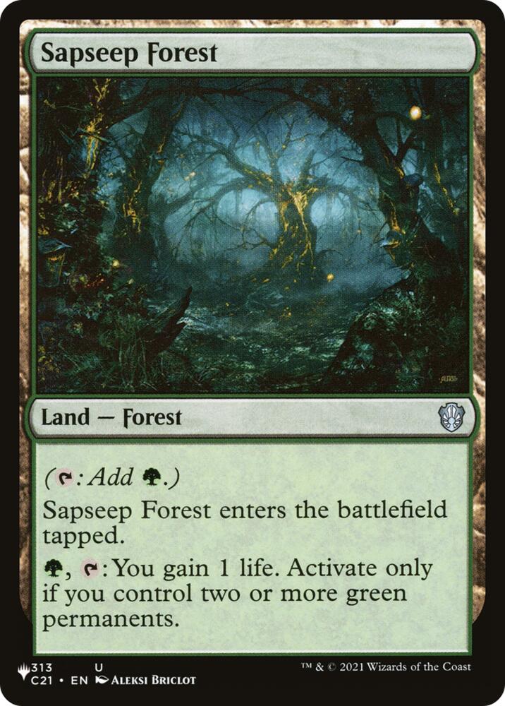 Sapseep Forest (313) [The List]