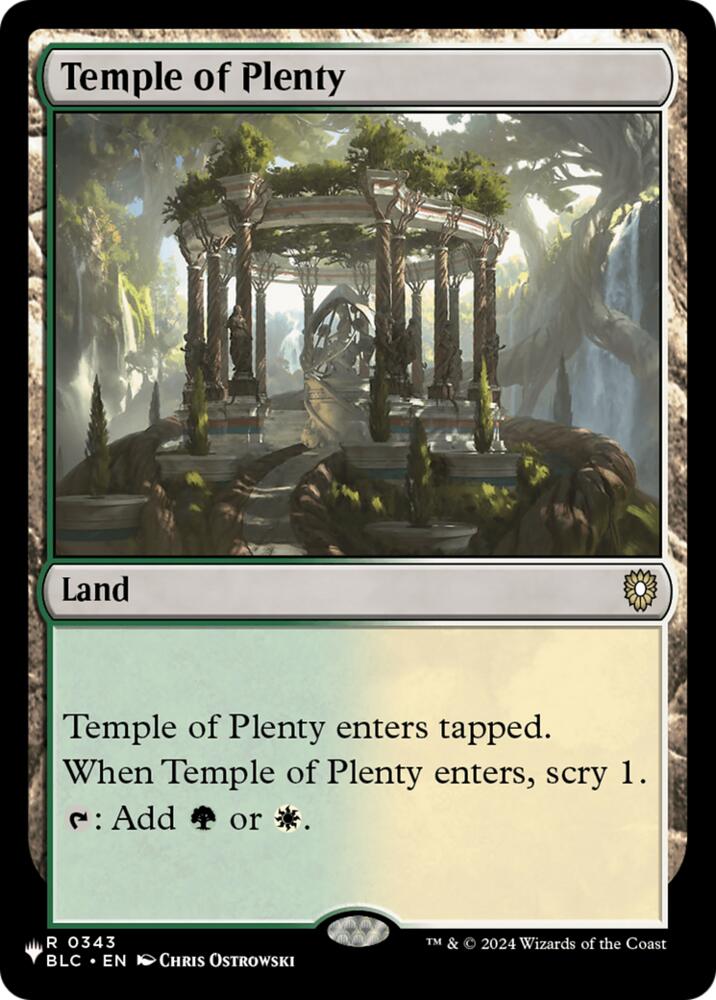 Temple of Plenty (343) [The List]