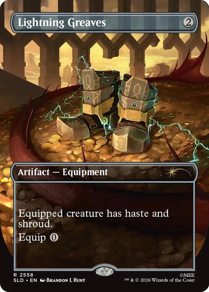 Lightning Greaves (2558) [Secret Lair Drop]