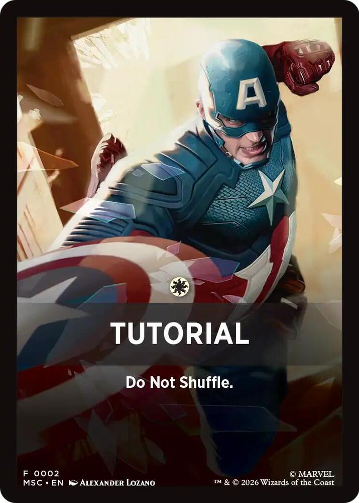 Tutorial Theme Card (0002) [Marvel Super Heroes Commander]