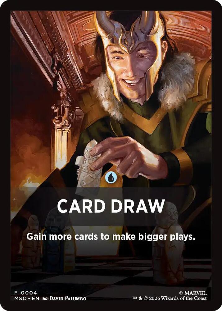 Card Draw Theme Card (4) [Marvel Super Heroes Commander]