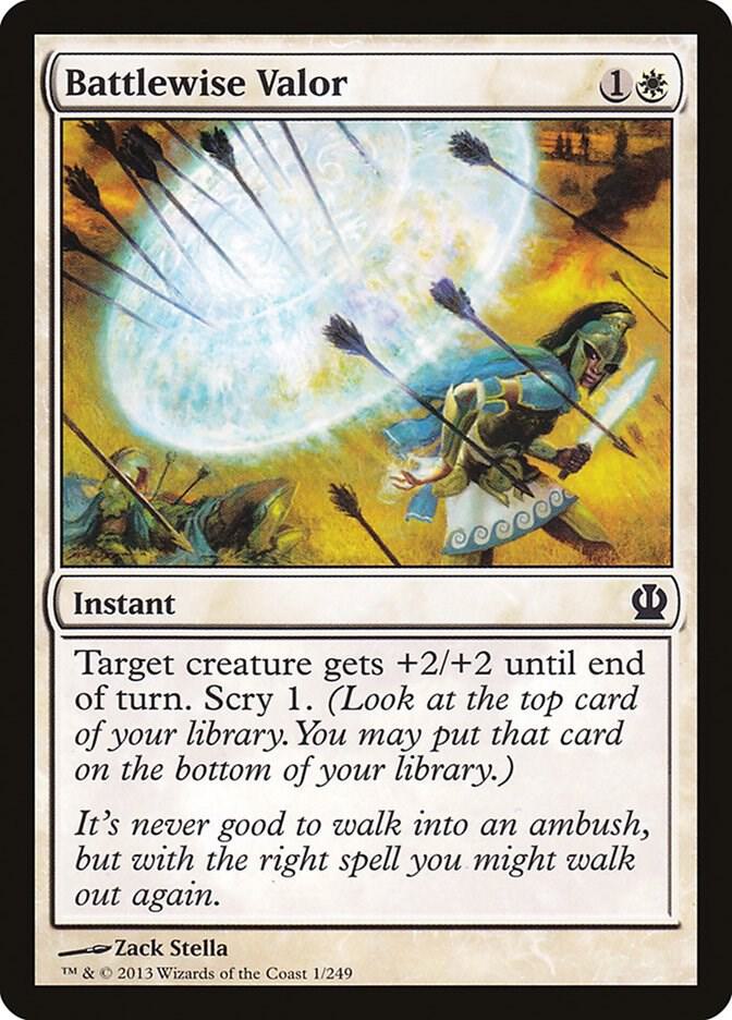 Battlewise Valor (1) [Theros]