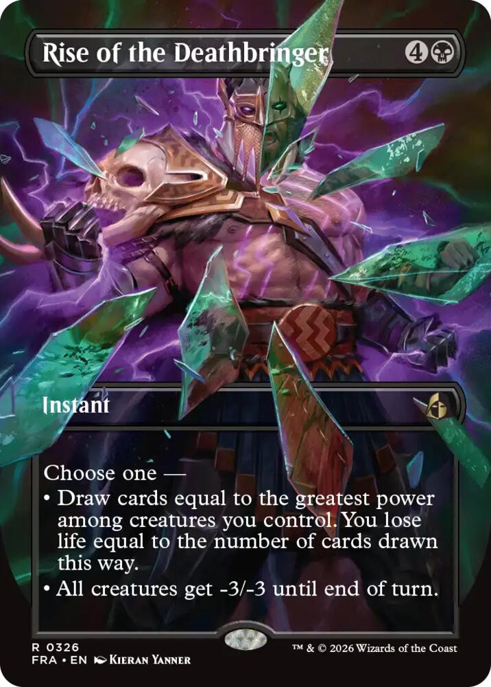 Rise of the Deathbringer (Borderless) (326) [Reality Fracture]