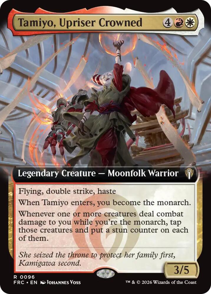 Tamiyo, Upriser Crowned (Extended Art) (96) [Reality Fracture Commander]