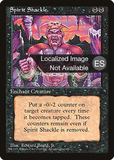 Spirit Shackle (163) [Fourth Edition Foreign Black Border]