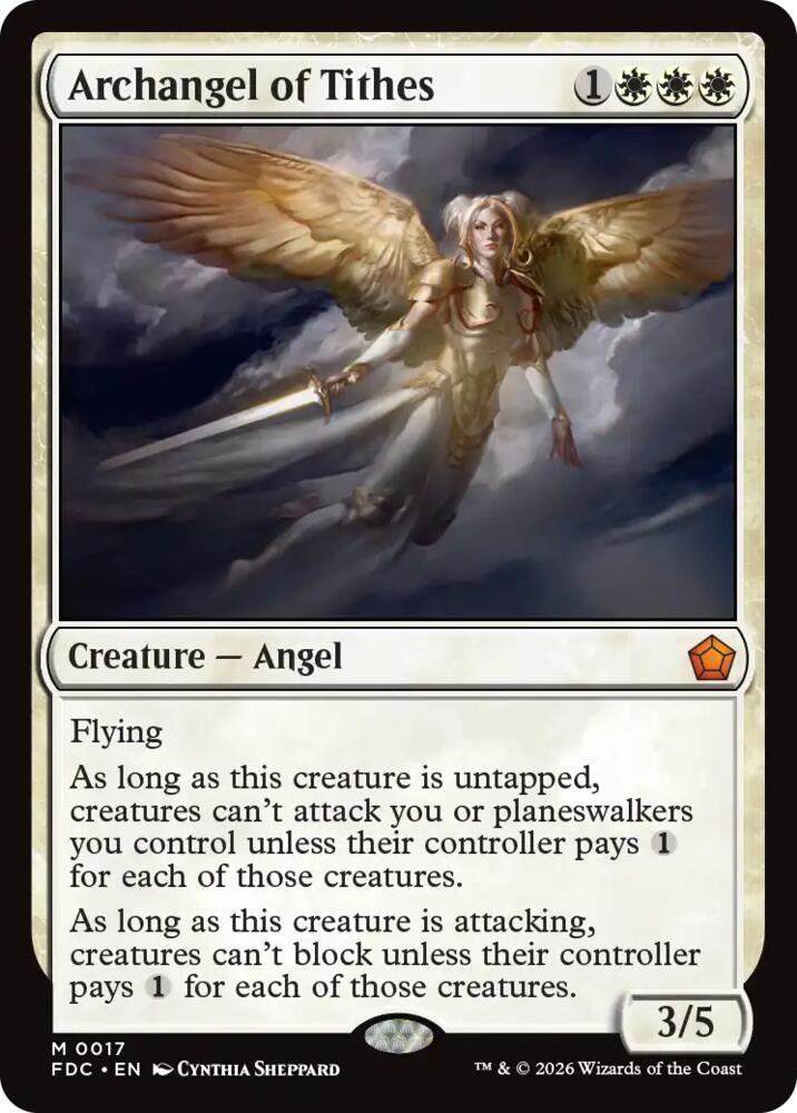 Archangel of Tithes (17) [Foundations Commander]