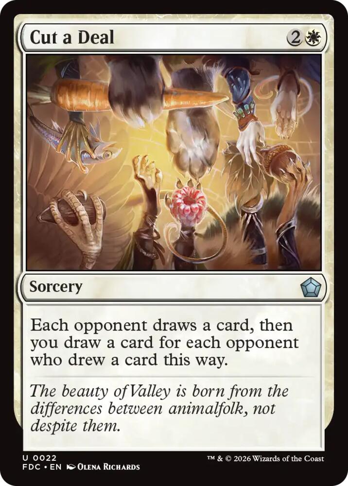 Cut a Deal (22) [Foundations Commander]
