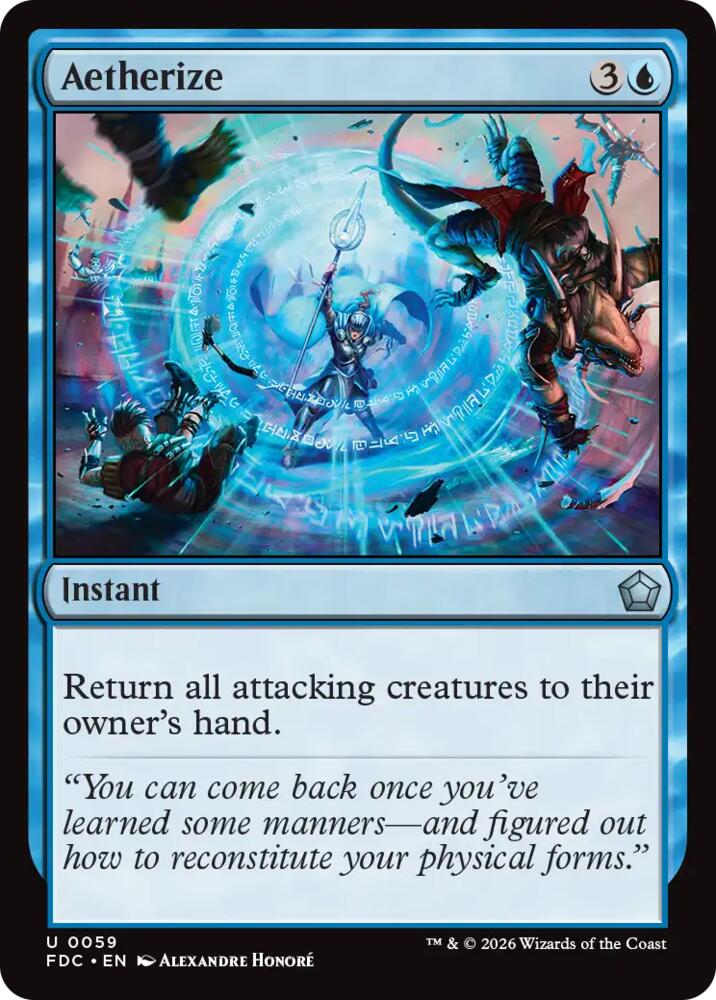 Aetherize (59) [Foundations Commander]