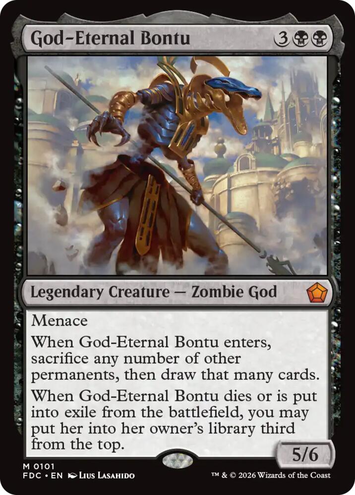 God-Eternal Bontu (101) [Foundations Commander]