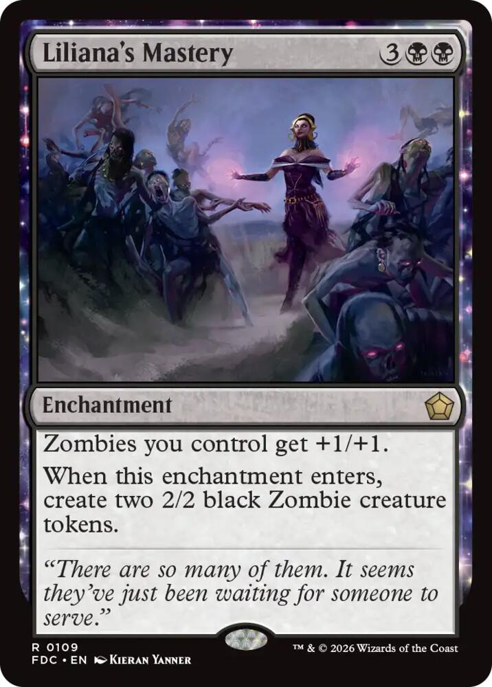 Liliana's Mastery (109) [Foundations Commander]