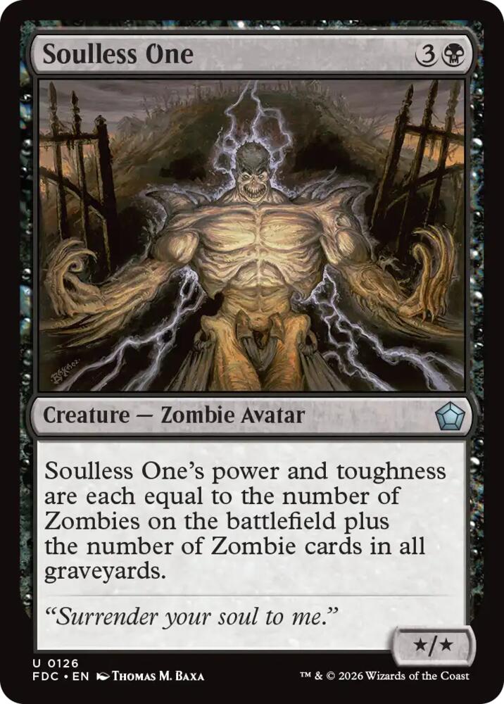 Soulless One (126) [Foundations Commander]