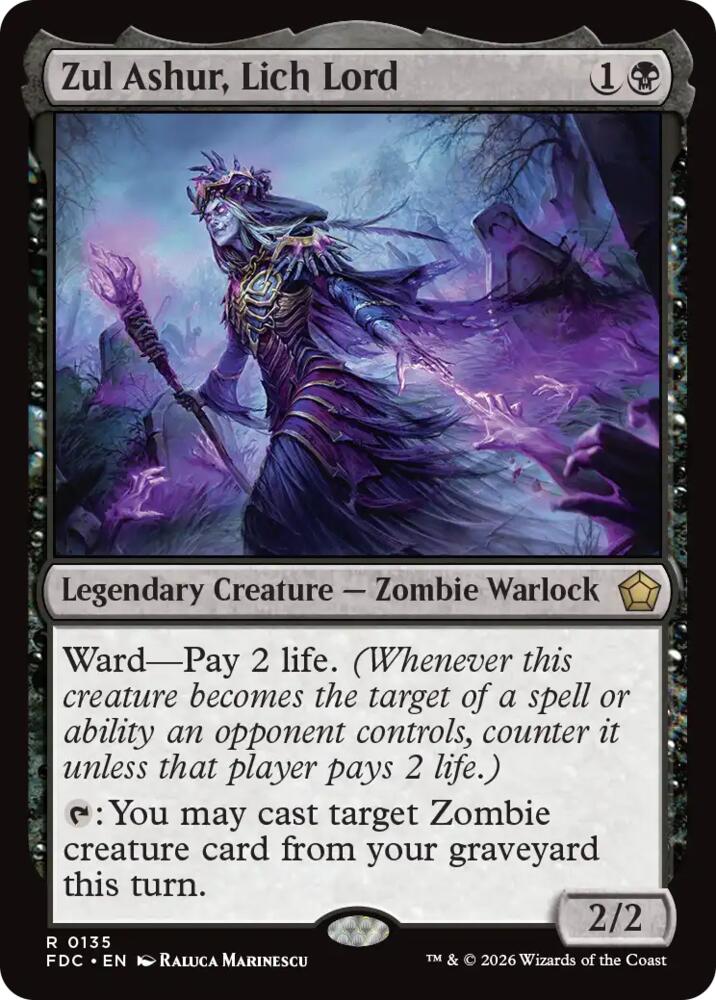 Zul Ashur, Lich Lord (135) [Foundations Commander]