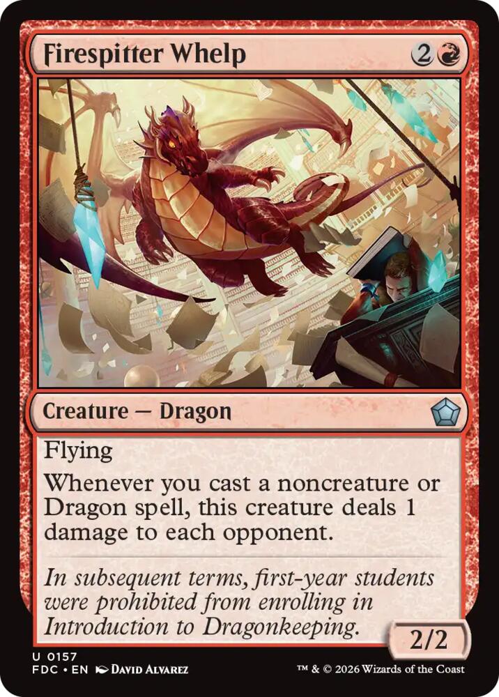 Firespitter Whelp (157) [Foundations Commander]