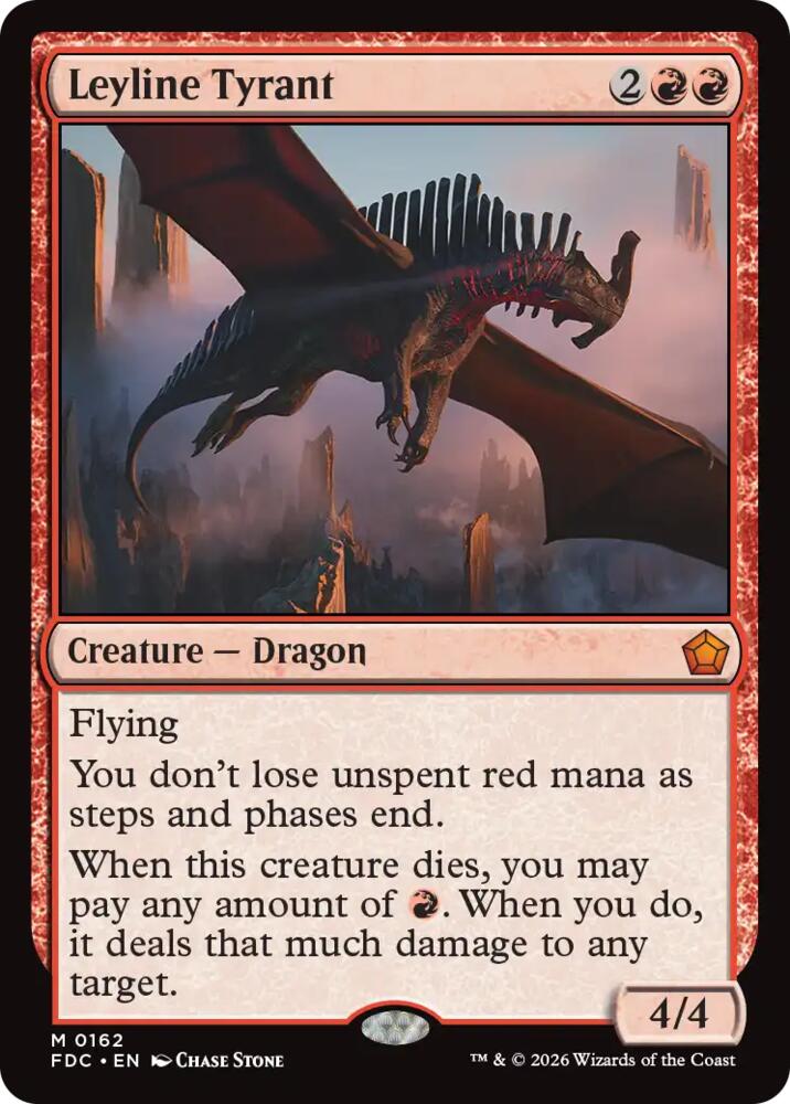 Leyline Tyrant (162) [Foundations Commander]