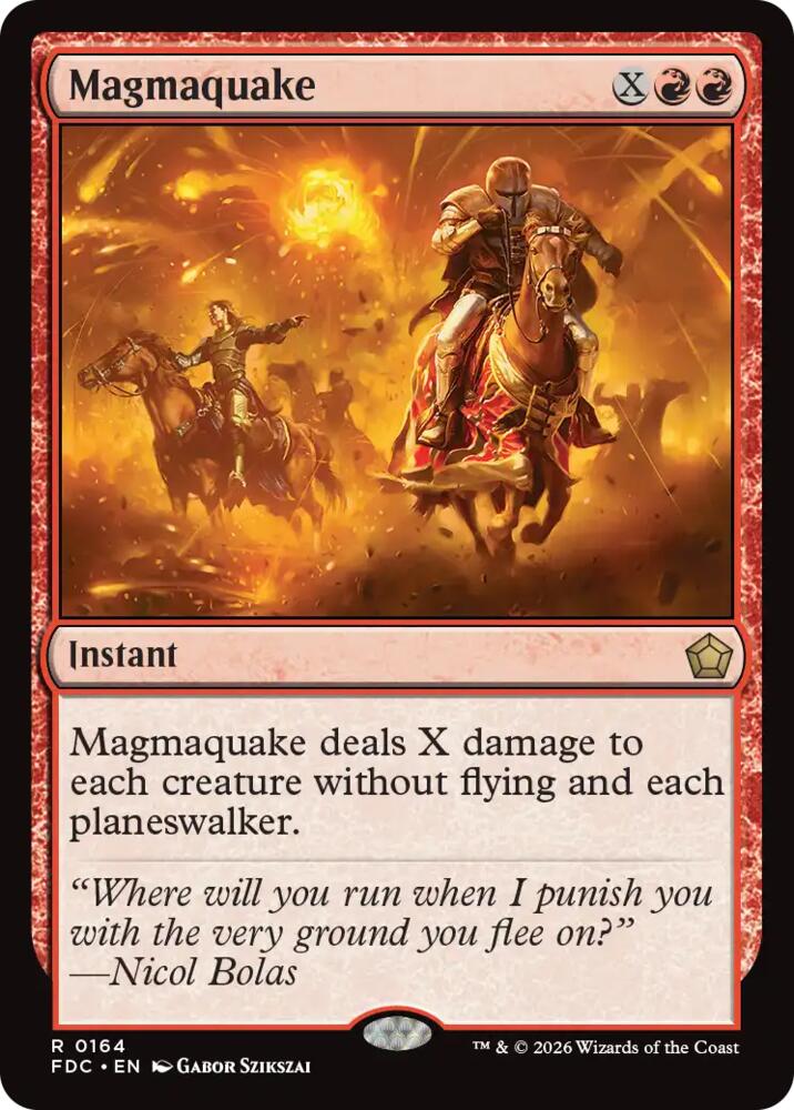 Magmaquake (164) [Foundations Commander]