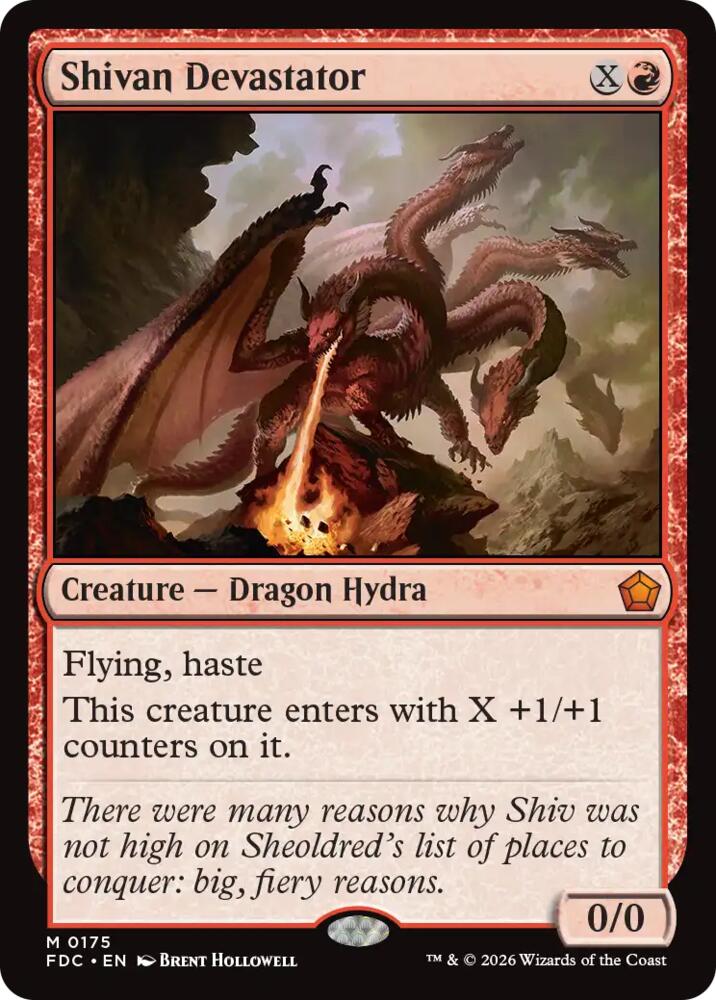 Shivan Devastator (175) [Foundations Commander]