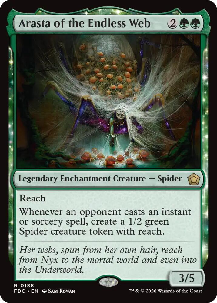 Arasta of the Endless Web (188) [Foundations Commander]