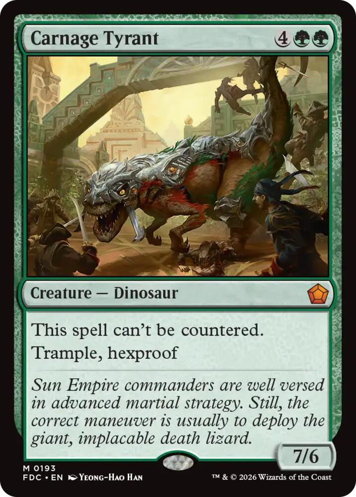 Carnage Tyrant (193) [Foundations Commander]