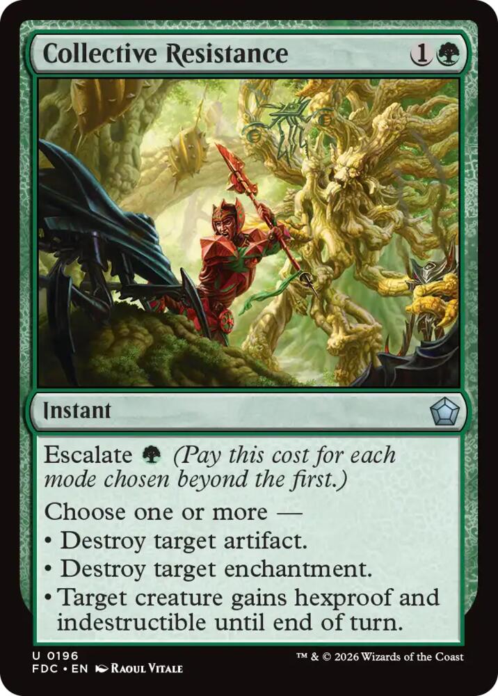 Collective Resistance (196) [Foundations Commander]