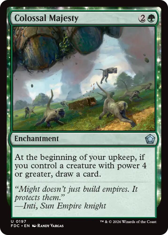 Colossal Majesty (197) [Foundations Commander]